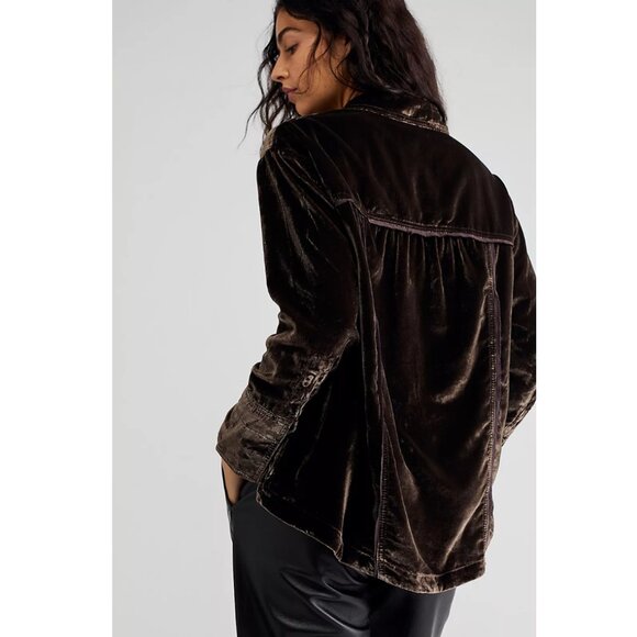 We the Free Marianne Velvet Top - Picture 8 of 16